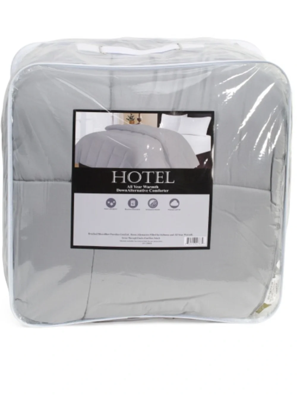 Hotel All-Season Down Alternative Comforter - Light Gray